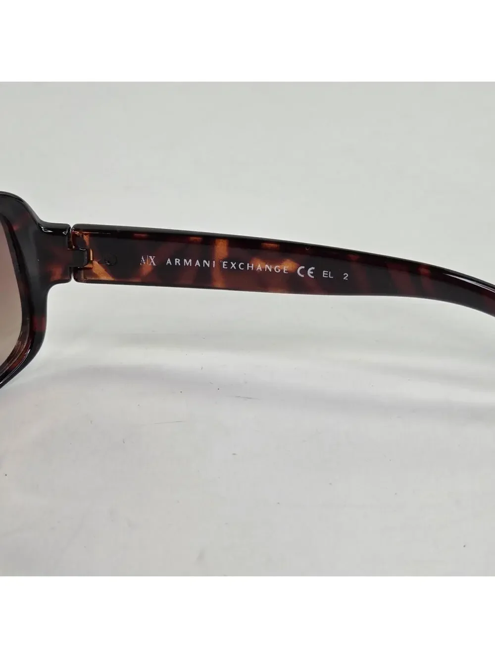 Armani Exchange AX029/N/S sunglasses in a tortoise frame with brown gradient